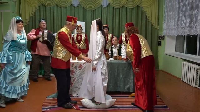 Участники межрайонного онлайн-фестиваля "Ош пандо" Сватовство татар Татарско Пишлинский клуб смотреть онлайн