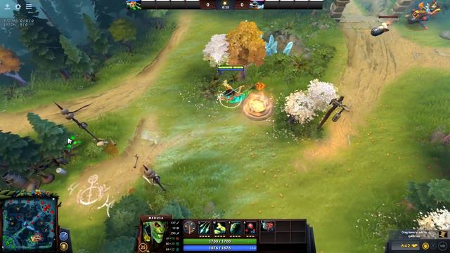 Dota 2 Tricks: Force Staff at the edge of the map! смотреть онлайн