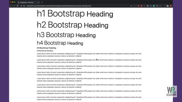 03 - Bootstrap 4 Typography - Tutorial in Urdu & Hindi смотреть онлайн