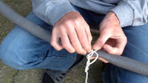 Крепление стропы на кастинговую сеть подробно .