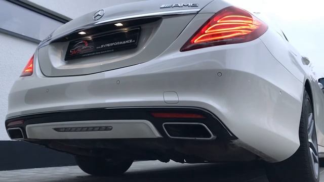 Mercedes S500 AMG W222 With Maxhaust Active-Sound By SVPerformance