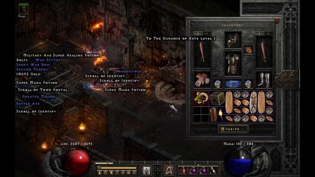 D2R Whirlwind Barbarian| 100 Travincal Runs Loot Highlights | Diablo 2 Resurrected |400-700 MF смотреть онлайн