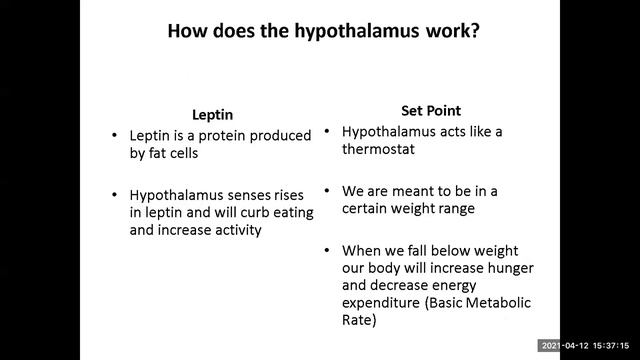 Global Hunger - Part 1 (Definition, Physiology & Psychology, Control of Food Intake, Role of Brain) смотреть онлайн