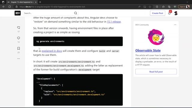 Angular 15 missing environment.ts смотреть онлайн