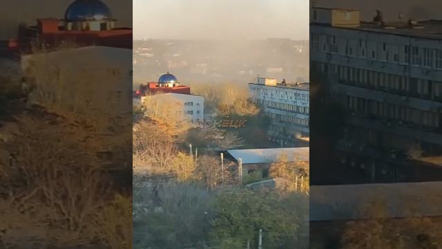 ДНР. Донецк. Ракета попала в центр беспилотных систем БПЛА смотреть онлайн