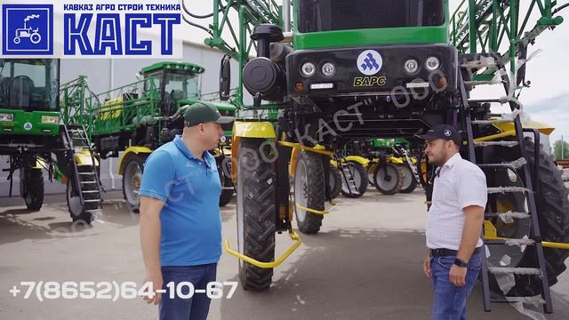 Флагман завода Казаньсельмаш — полноприводный самоходный опрыскиватель ОС-4000 (гидравлика)! смотреть онлайн