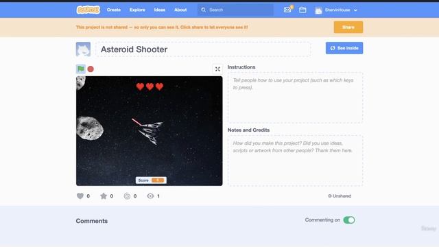 01 Project Description Asteriod Shooter смотреть онлайн