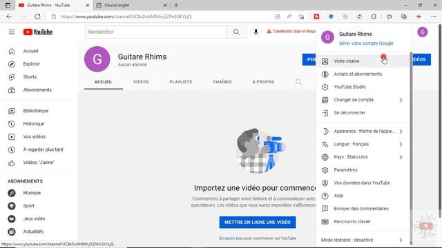 YOUTUBE FORMATION COMPLETE GRATUITE | Partie I