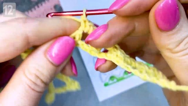 Как вязать пико из 3 воздушных петель? Вяжем узор с пико по схеме. Вязание для начинающих смотреть онлайн