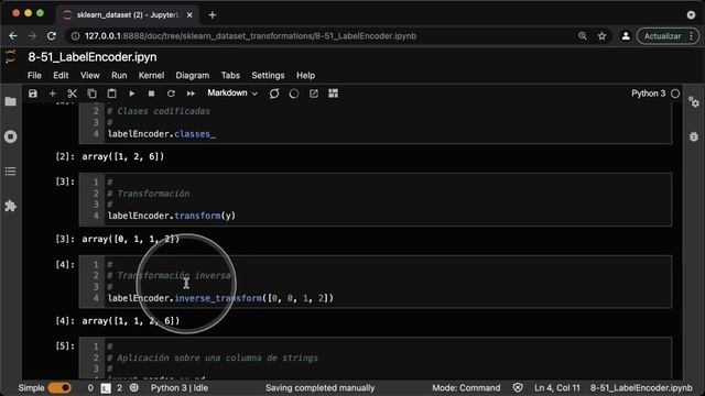 ML con scikit-learn Ep 23.02 | Transformación de la variable target usando LabelEncoder смотреть онлайн
