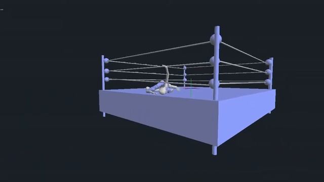 Hardcore Wrestling - Endorphin Animations Preview ( Clothesline ) смотреть онлайн