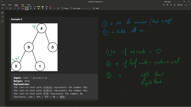 Sum Root to Leaf Numbers || Q.129 || Python || C++ || Java || LeetCode Daily Challenges смотреть онлайн