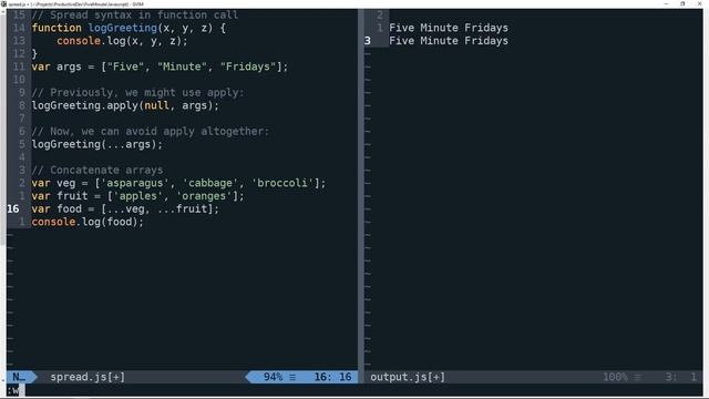 JS Spread Syntax by Example смотреть онлайн