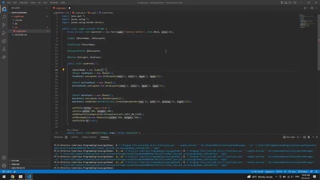 JAVA - Create Login Form Using Visual Studio Code || NITTT смотреть онлайн