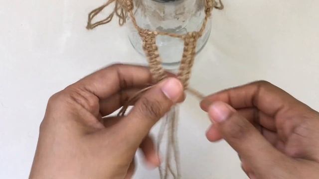 Bottle Craft/ Macrame Bottle Decoration/ Bottle Decoration Jute Rope/ Earn Money From Bottle Craft