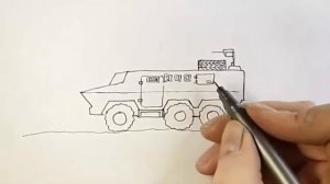 Как нарисовать БТР/Уроки пошагового рисования для начинающих