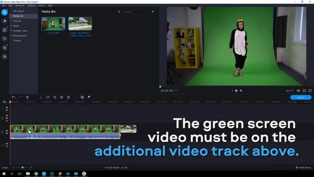 How to Remove a Green Screen? ❎ | MOVAVI HELPS смотреть онлайн