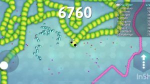 Игра змейка . Snake io .