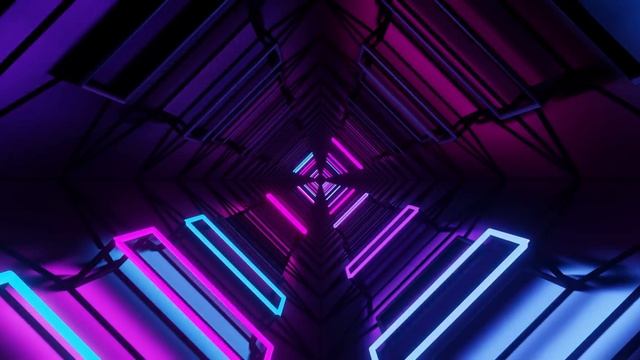 Live Wallpaper Windows 11 4k Free Download | 10 Hours Cool Blue Pink Neon Tunnel Motion Background