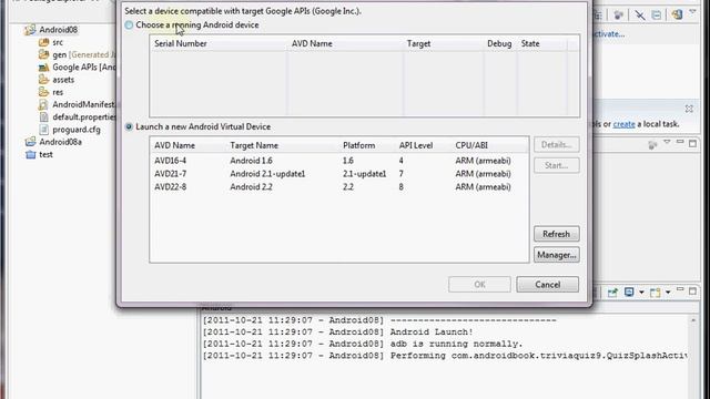 Android - AVD Target - No Compatible AVD смотреть онлайн