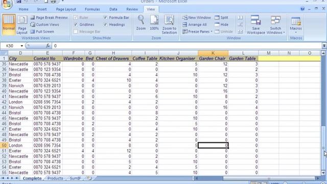 Freeze Panes in Excel 2007 Tutorial смотреть онлайн