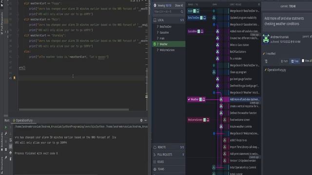 Phython programing on GitKraken смотреть онлайн