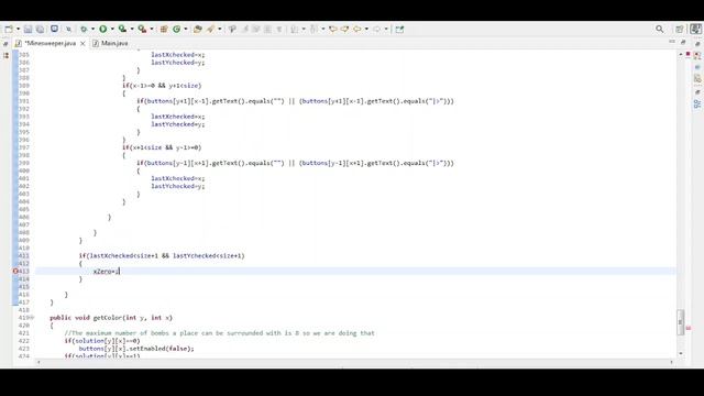Make Minesweeper Game GUI using Java (Part-2) смотреть онлайн