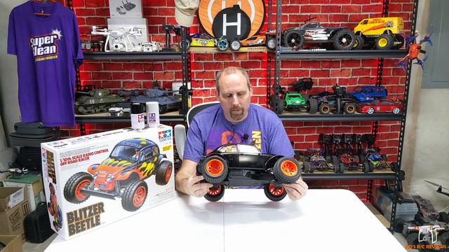 Brushless Tamiya Blitzer Beetle Build with LED's & Realistic Engine Sounds смотреть онлайн