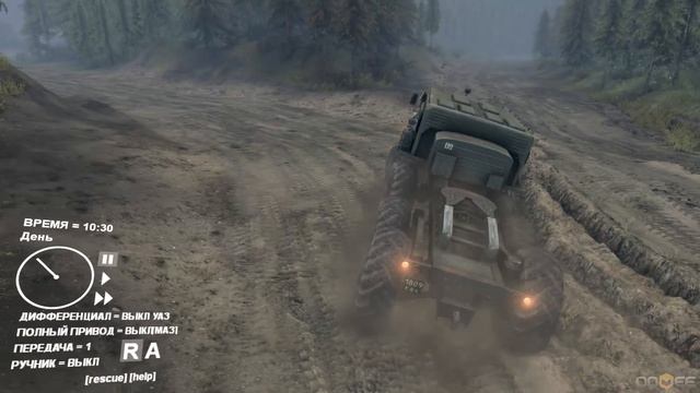 Обзор SpinTires - TechDemo смотреть онлайн