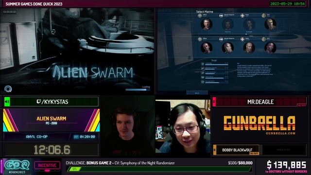 Alien Swarm by Kykystas and mr.deagle in 13:54 - Summer Games Done Quick 2023 смотреть онлайн