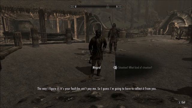 Elder Scrolls V: Skyrim - Dragonborn A New Debt Gameplay Walkthrough смотреть онлайн