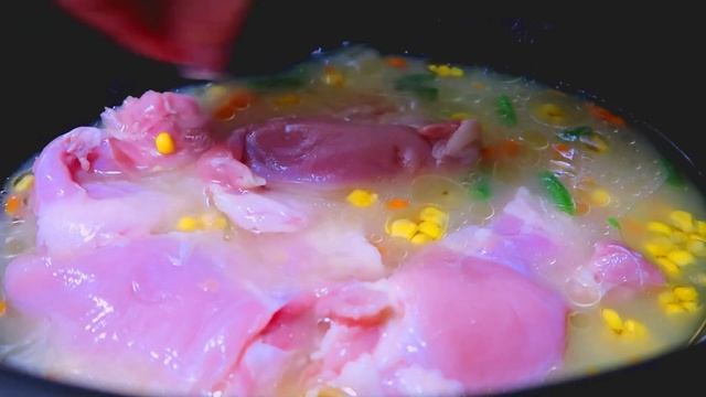 Chicken veggie rice in the Crockpot (YUMMY) | Very EASY Chicken dinner recipe | Crockpot dump and g смотреть онлайн