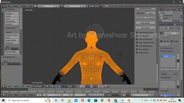 How to create custom clothes using MakeClothes addon смотреть онлайн