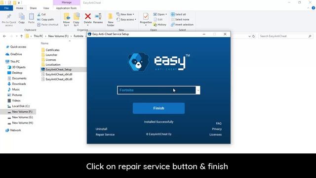 Fortnite: Couldn't Start The Game | Launch Error - EasyAntiCheat Not Installed Fix смотреть онлайн
