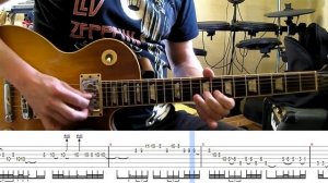 Led Zeppelin - Since I've Been Loving You guitar solo lesson (with tablatures and backing tracks)