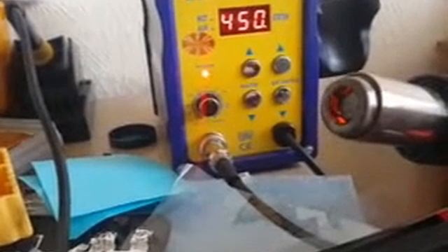 Обзор паяльной станции Yaxun 878D+ смотреть онлайн