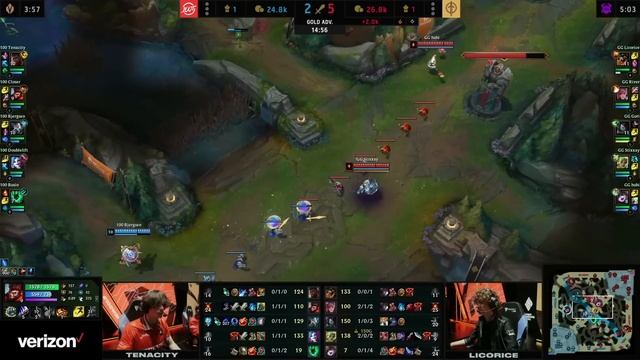100 vs GG - Game 1 | Round 1 Playoffs S12 LCS Spring 2023 | 100 Thieves vs Golden Guardians G1 смотреть онлайн