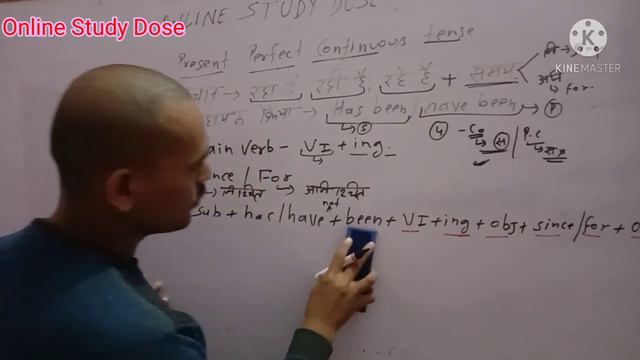 Learn Tense काल Present Perfect Continuous Tense With Funny Concept/Online Study Dose смотреть онлайн
