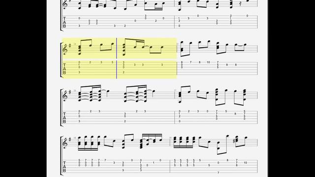 Nothing Gonna Change My Love For You (Westlife) Guitar Solo Fingerstyle Easy Tab смотреть онлайн