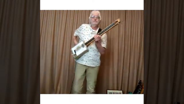 My fretless two string cigarbox bass, basslaptsteel, bassguitar and upright bass смотреть онлайн
