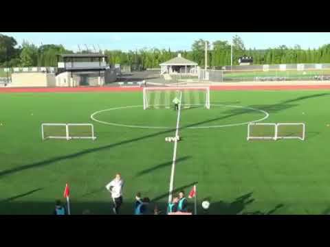 Футбольные тренировки академии ФК Челси - удары по воротам смотреть онлайн