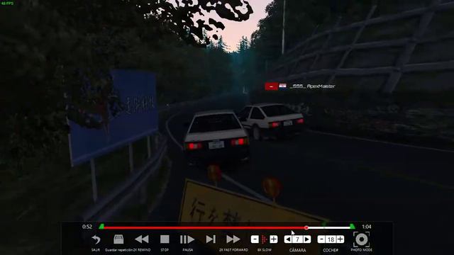 Epic Overtake AE86 Stock Akina Downhill смотреть онлайн