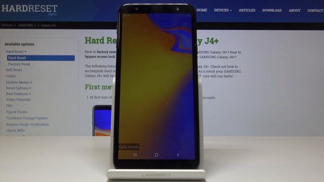 Safe Mode SAMSUNG Galaxy J4+ - Diagnostic Mode Instructions смотреть онлайн