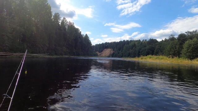 Ловля рыбы с лодки,деревня Лисютино,конец пути. смотреть онлайн