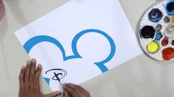 How to draw the Disney Channel logo @Disney Channel