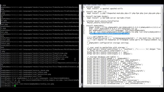 Install Mariadb & PHPMyadmin di debian (Ft. Muhammad Fadhl Alghifari XI TKJ 2) смотреть онлайн