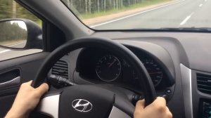 Разгон Hyundai Solaris 0-205 1.6 МТ