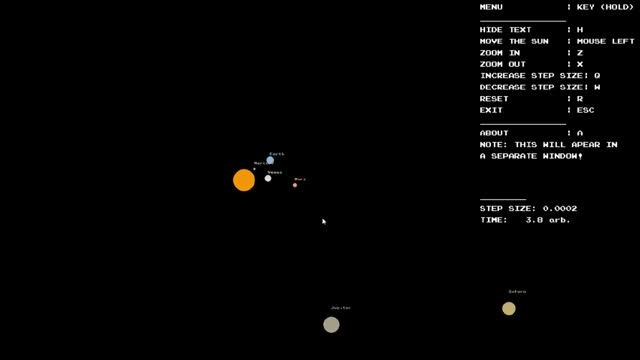The solar system simulation смотреть онлайн
