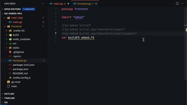 Single-page application in a Single Binary File смотреть онлайн