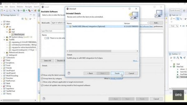 Solving An Internal Error Occurred While Launching TestNGFile: java.lang.NullPointerException Issue